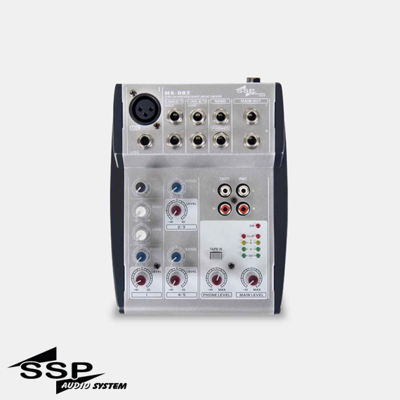 MX502 5 Kanal Anolog Mikser