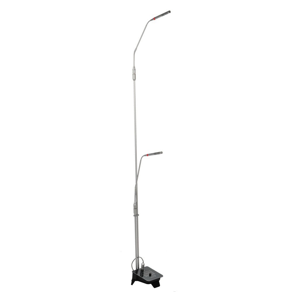 KGM-216 2'li 80+160cm Işıklı Sehpalı Mikrofon