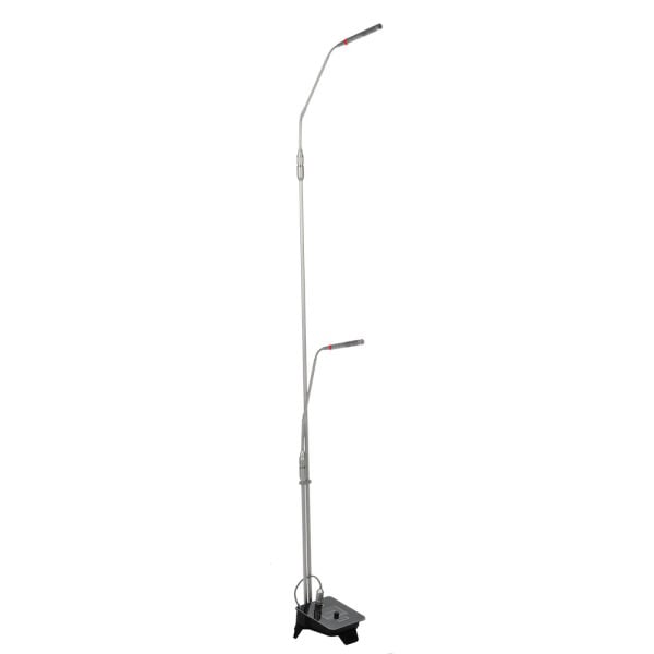 KGM-216 2'li 80+160cm Işıklı Sehpalı Mikrofon