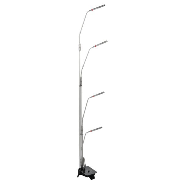 KGM-416 4'lü 45+80+125+155cm Işıklı Sehpalı Mikrofon