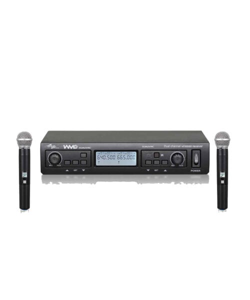 WM402/33 ÇİFT EL Telsiz Mikrofon