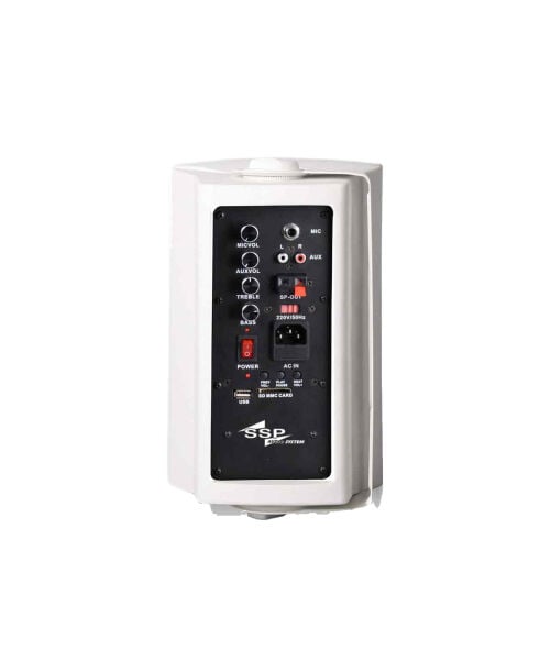 BLU 6W 6.5'' Bluetooth Aktif Pasif Hoparlör Seti 2x40 Watt Beyaz