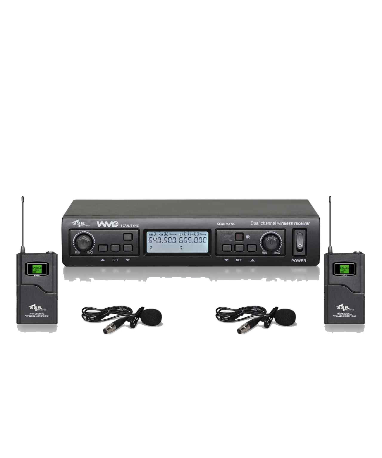 WM402/LL ÇİFT YAKA Telsiz Mikrofon