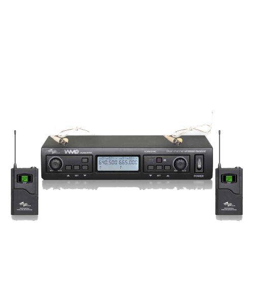 WM402/HH ÇİFT KAFA Telsiz Mikrofon