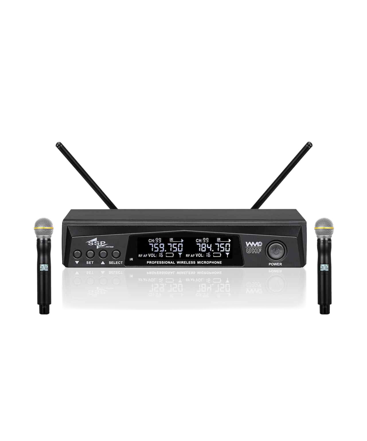 WM602/33 ÇİFT EL Telsiz Mikrofon