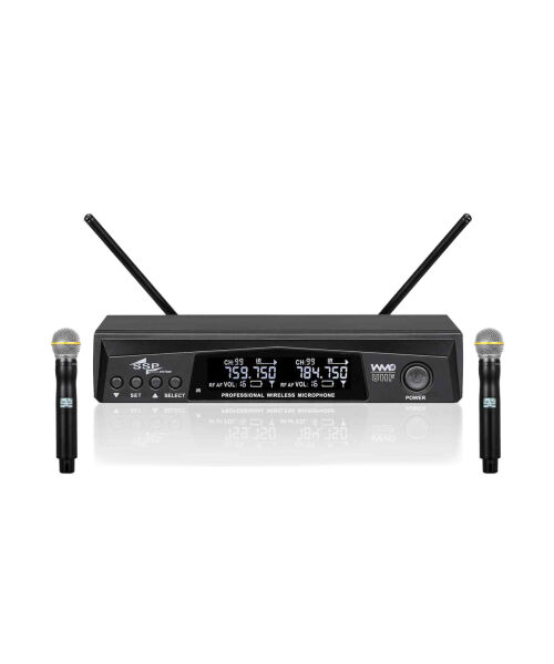 WM602/33 ÇİFT EL Telsiz Mikrofon