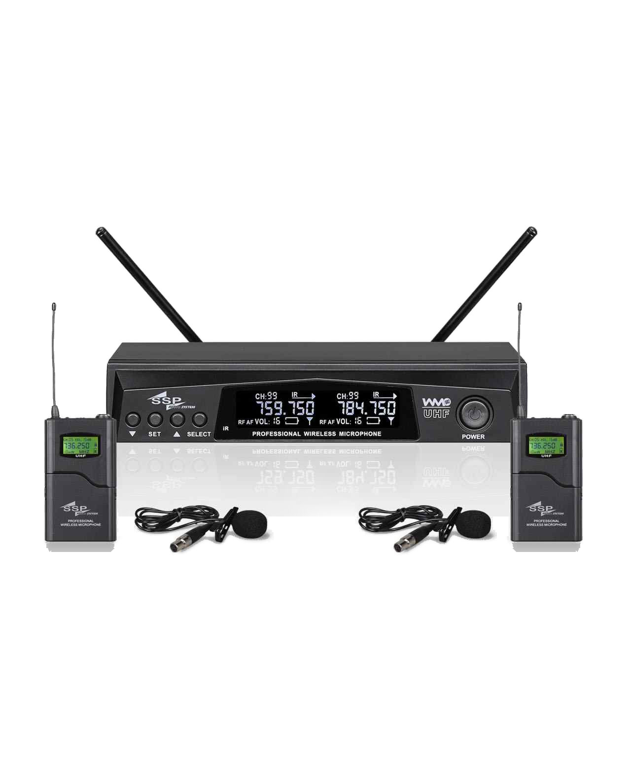 WM602/LL ÇİFT YAKA Telsiz Mikrofon