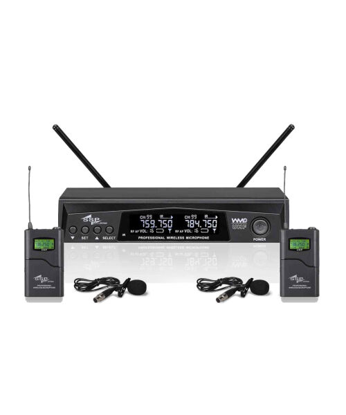 WM602/LL ÇİFT YAKA Telsiz Mikrofon