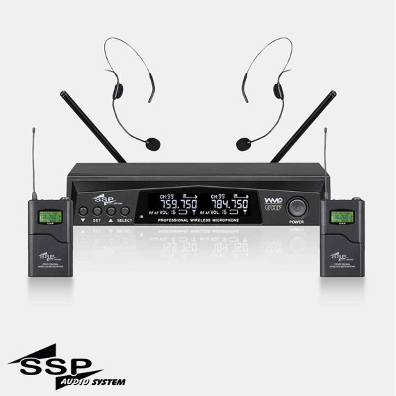 WM602/HH ÇİFT KAFA Telsiz Mikrofon