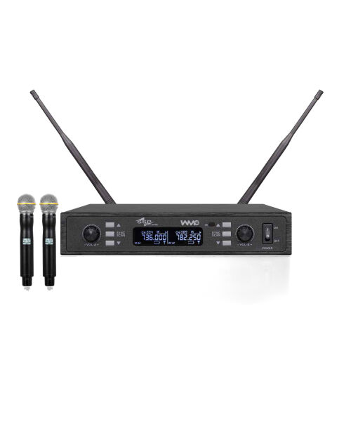 WM802/33 ÇİFT EL Telsiz Mikrofon