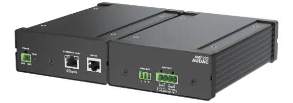AMP203 Dante/AES67 Mini Stereo Amfi