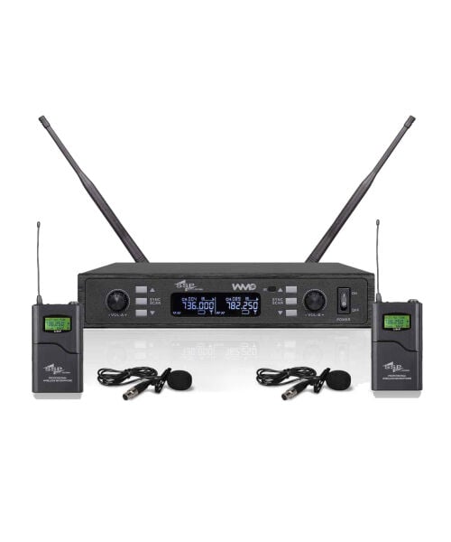 WM802/LL ÇİFT YAKA Telsiz Mikrofon