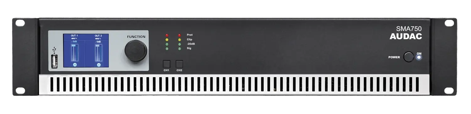SMA750 2 Kanal Power Amfi 2x750W