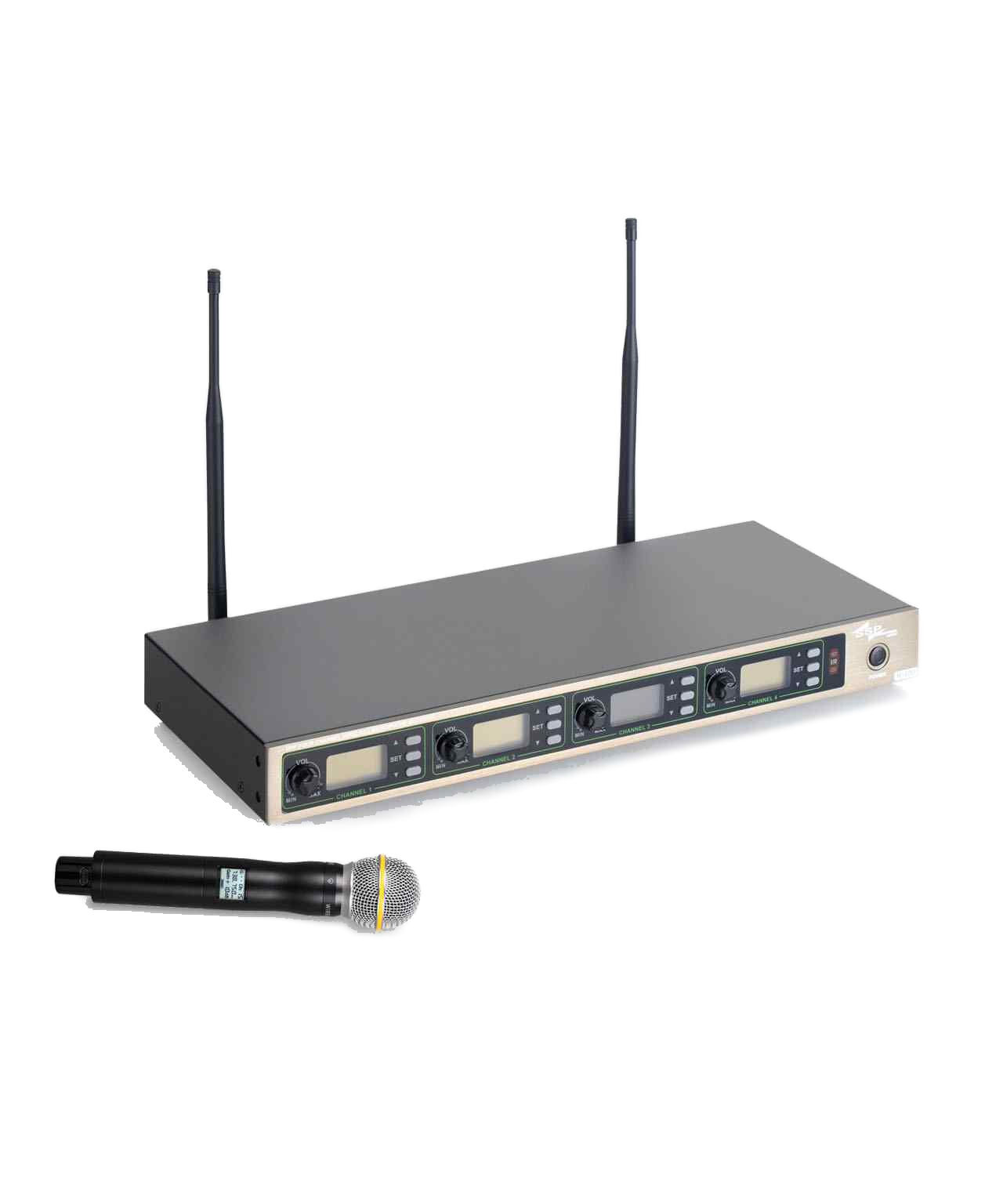 K400/X1 4 Kanal UHF Kablosuz El Tipi Mikrofon Sistemi