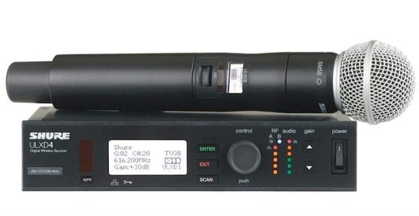 ULXD24E/SM58 Telsiz Mikrofon