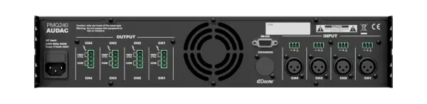 PMQ240 4 Kanal 70/100V Power Amfi