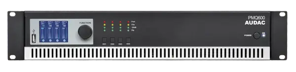 PMQ600 4 Kanal 70/100V Power Amfi
