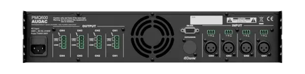 PMQ600 4 Kanal 70/100V Power Amfi