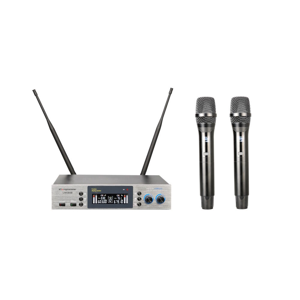 UW-202EE UHF Telsiz Mikrofon- Çift El