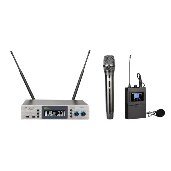 UW-202EY UHF Telsiz Mikrofon- El + Yaka