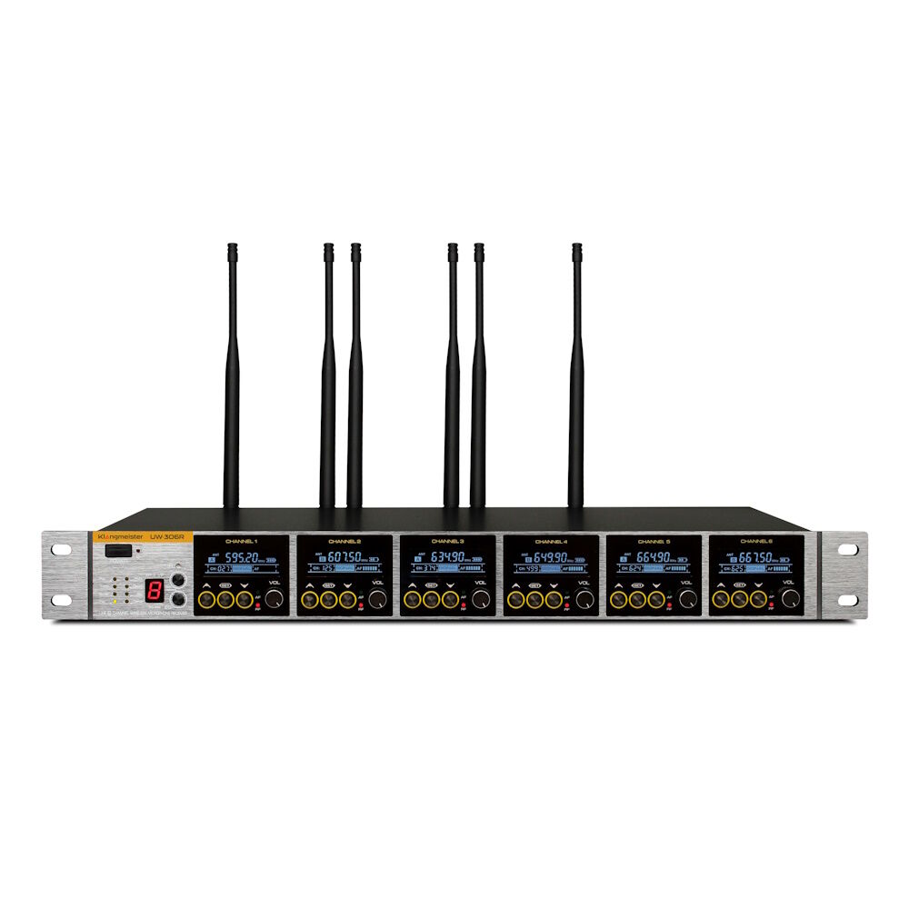 UW-306R UHF 6 Kanal Telsiz Alıcı