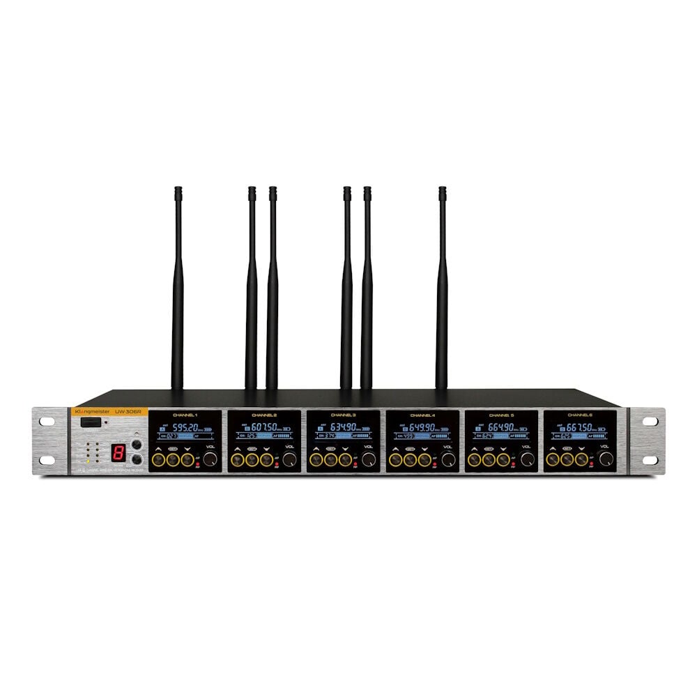 UW-306R UHF 6 Kanal Telsiz Alıcı