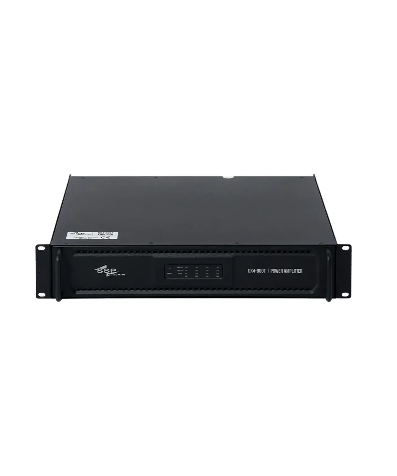 DX4-800T 4x400 Watt Class D 100V Power Amfi 2U
