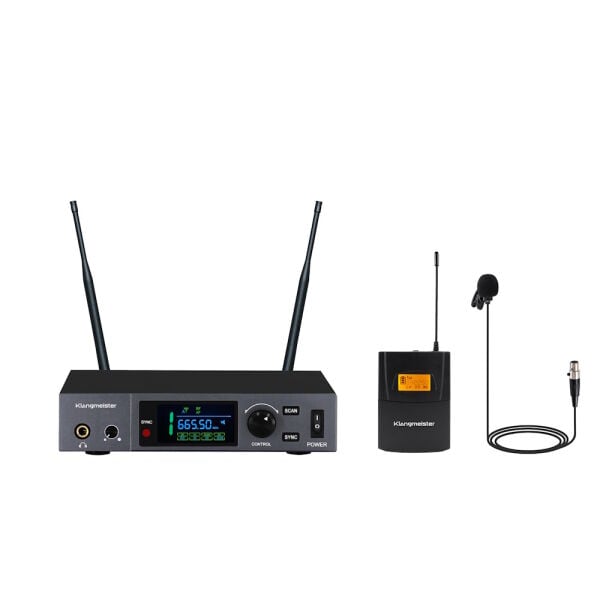 UW-401Y UHF Uzun Menzilli Telsiz Mikrofon- Tek Yaka