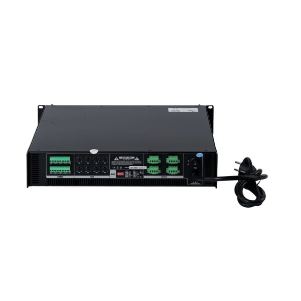 DX8-800T 8x400 Watt Class D 100V Power Amfi 2U