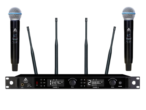UW-502EE UHF Uzun Menzilli Telsiz Mikrofon- Çift El