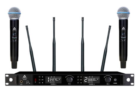 UW-502EE UHF Uzun Menzilli Telsiz Mikrofon- Çift El