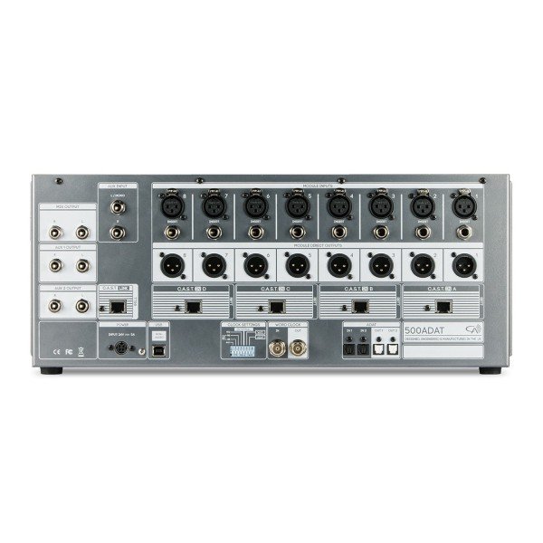 500ADAT Analog/Digital Hybrid ADAT Expander, Summing Mikser ve 500 Serisi Rack