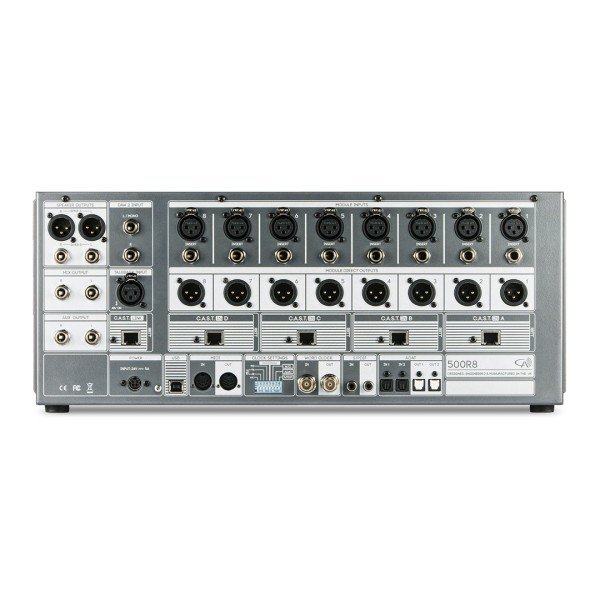 500R8 Analog/Digital Hybrid USB Ses Kartı, Summing Mikser ve 500 Serisi Rack