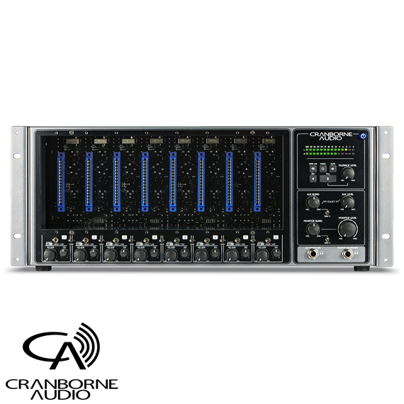 500R8 Analog/Digital Hybrid USB Ses Kartı, Summing Mikser ve 500 Serisi Rack