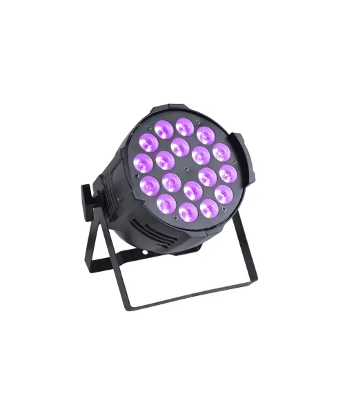 LED ALU PAR 18AUV 18x3 Watt RGBWAUV LED Par