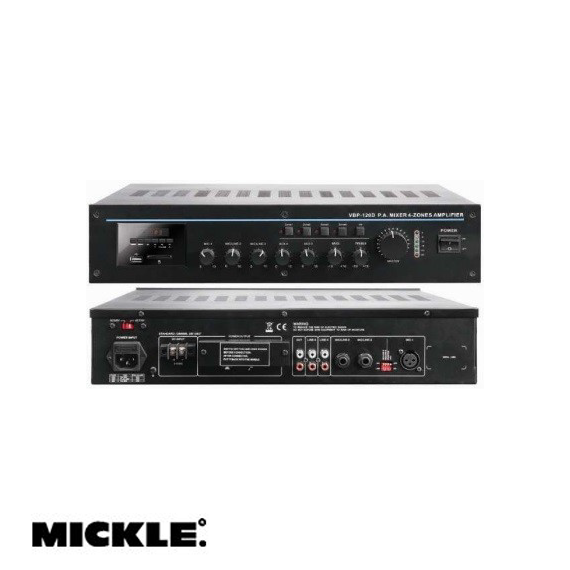 VAP-60D 100V 120 Watt Amfi Mixer
