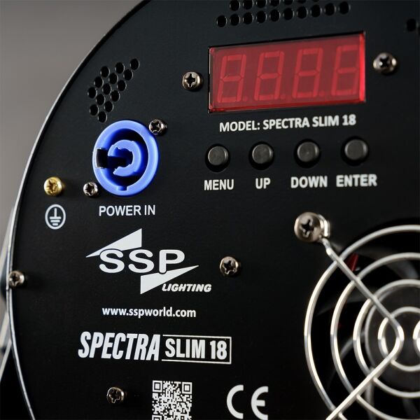 SPECTRA SLIM 18 18x18 Watt RGBWAUV Slim LED Par