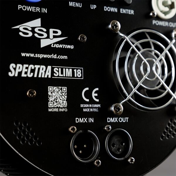 SPECTRA SLIM 18 18x18 Watt RGBWAUV Slim LED Par