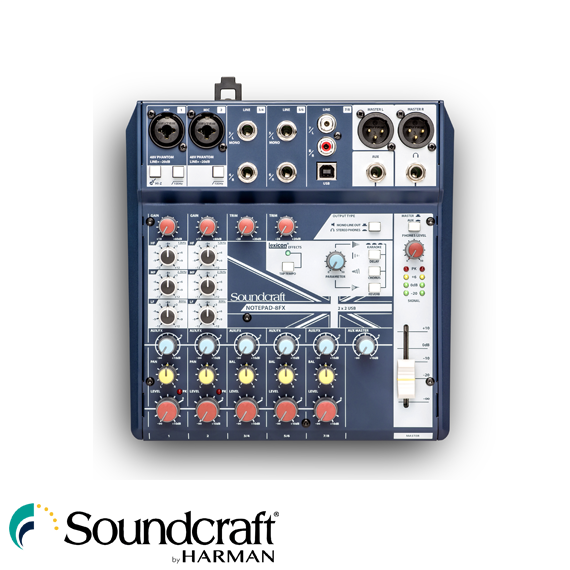 Notapad 8 FX 8 Kanal Analog Mikser