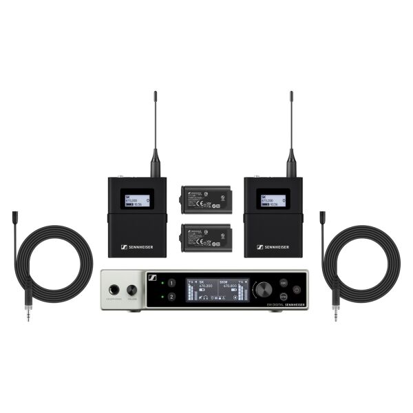 EW-DX MKE 2 Set (R1-9) Dijital Telsiz Yaka Mikrofonu Seti