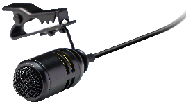 KL-03B Yaka Mikrofonu-6.35mm Jak Pil Yuvalı