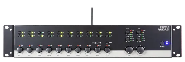 PRE220 10 Kanal Stereo Ön Amfi 2 Bölge