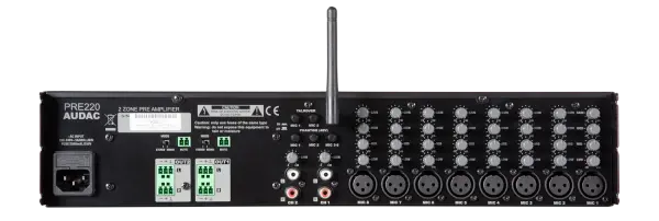 PRE220 10 Kanal Stereo Ön Amfi 2 Bölge