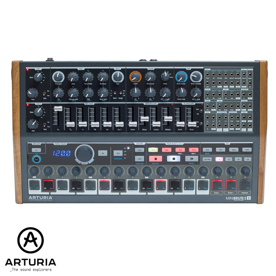 MiniBrute 2S Analog, semi modular Hybrid Synth