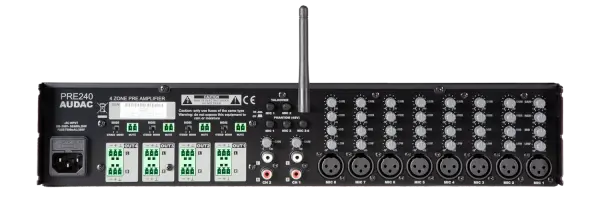 PRE240 10 Kanal Stereo Ön Amfi 4 Bölge