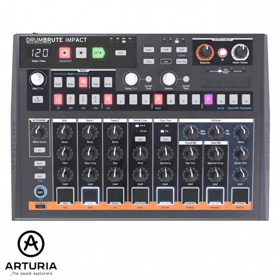 DrumBrute Impact %100 Analog Drum Machine