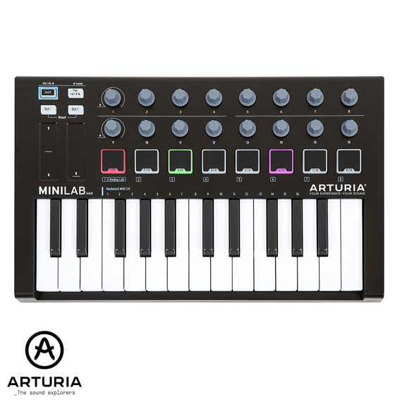 MiniLab MKII Black Edition 25 Tuş Midi Klavye