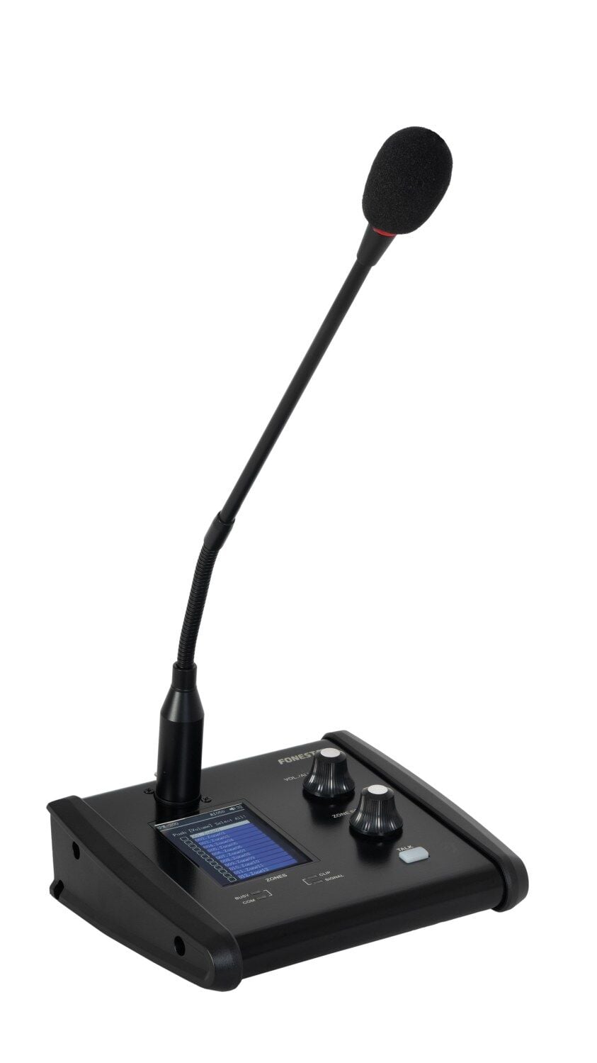 MPX-400MIC MPX-4088 İçin Bölge Seçicili Anons Mikrofonu