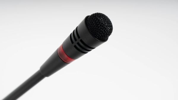 MPX-400MIC MPX-4088 İçin Bölge Seçicili Anons Mikrofonu