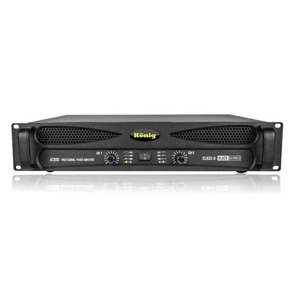 A1300 BLACK 2x500 Watt Power Amfi